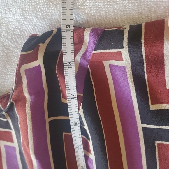 Kate Spade NY Florence Broadhurst Milan 100% Silk Sleeveless Sz. 10 Blouse - Picture 7 of 11